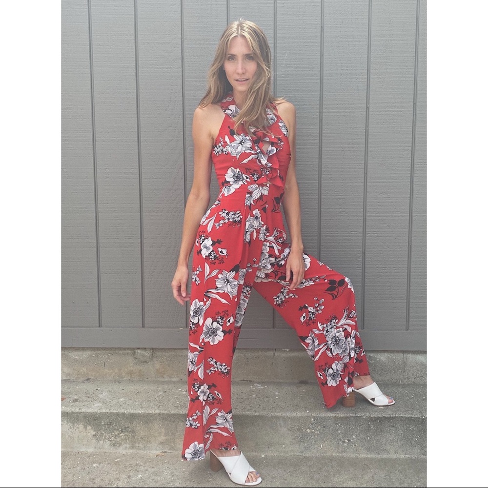 Truth + Wisdom Red Jumpsuit